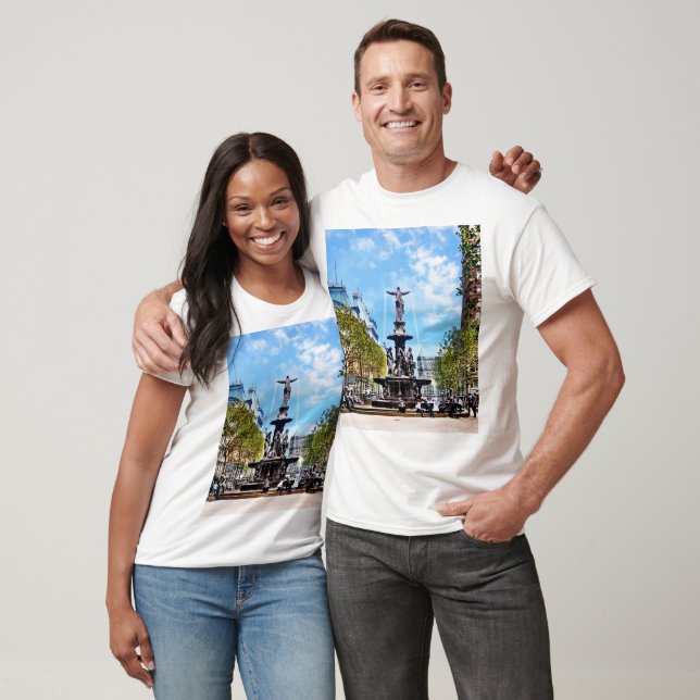 Cincinnati OH - Tyler-Davidson-fontänen c1906 T Shirt (Unisex)