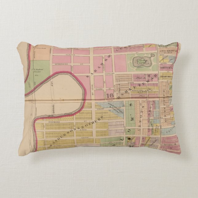 Cincinnati Ohio 2 Prydnadskudde (Framsidan)