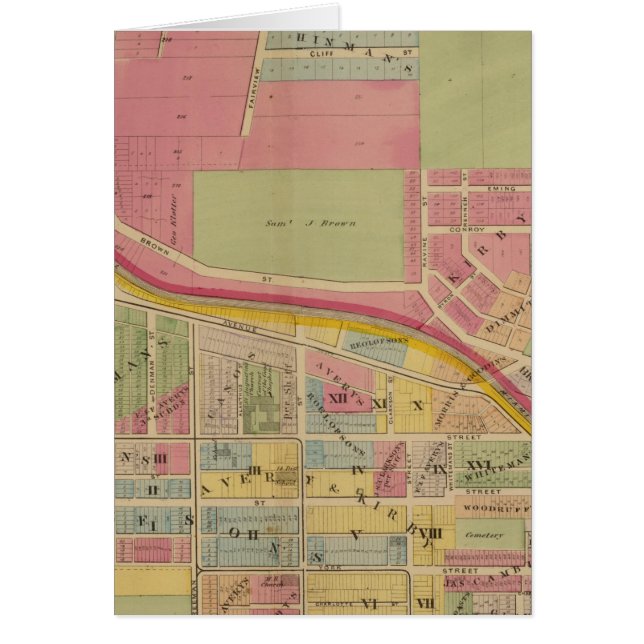 Cincinnati, Ohio 3 Hälsningskort (Framsidan)