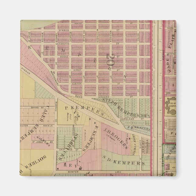 Cincinnati, Ohio 4 Magnet (Framsidan)