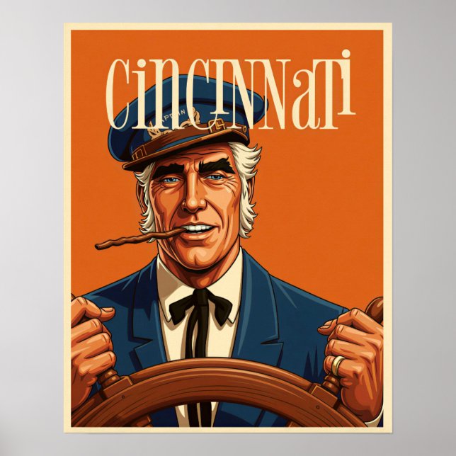 Cincinnati, Ohio affisch (Framsidan)