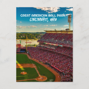 CINCINNATI OHIO BOLL PARK STADIUM POSTCARDS VYKORT