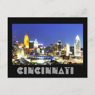 Cincinnati, Ohio, drottningen City. Vykort