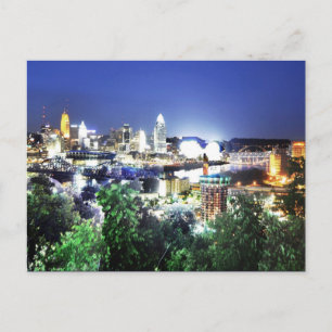 Cincinnati, Ohio, drottningen City. Vykort
