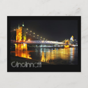 Cincinnati, Ohio, drottningen City. Vykort
