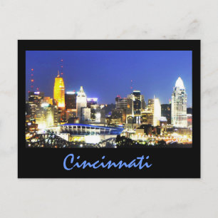 Cincinnati, Ohio, drottningen City. Vykort