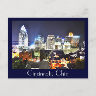 Cincinnati, Ohio, drottningen City. Vykort
