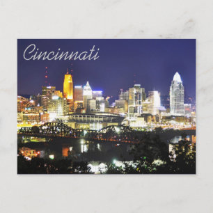 Cincinnati, Ohio, drottningen. Vykort