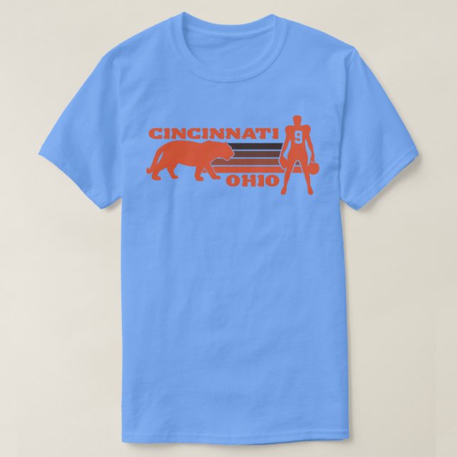 Cincinnati Ohio Football T Shirt (Design framsida)