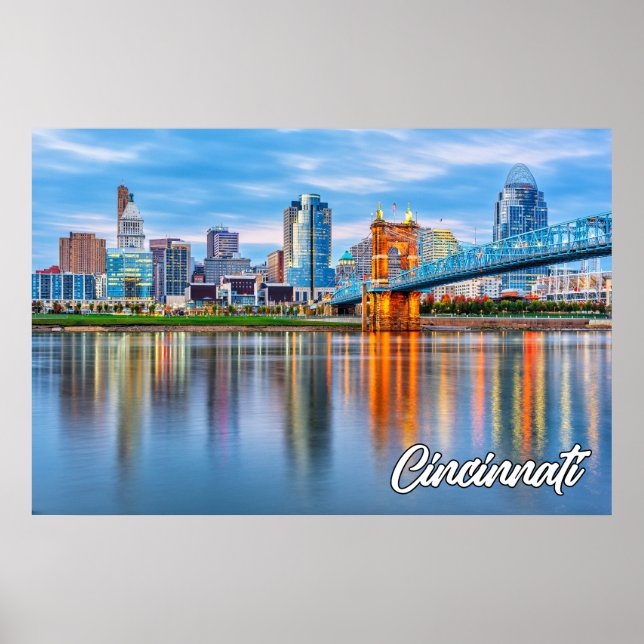 Cincinnati, Ohio, Förenade Stater Poster (Framsidan)