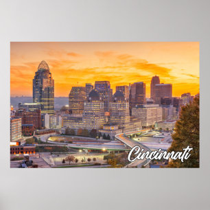 Cincinnati, Ohio, Förenta staterna Poster