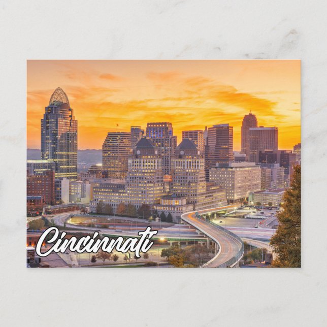 Cincinnati, Ohio, Förenta staterna Vykort (Framsida)