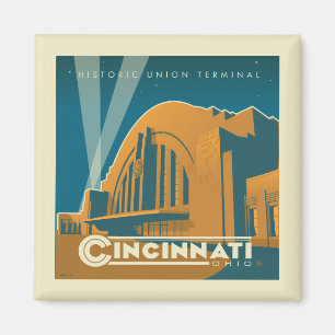 Cincinnati, Ohio   Historik, unionsterminal Magnet