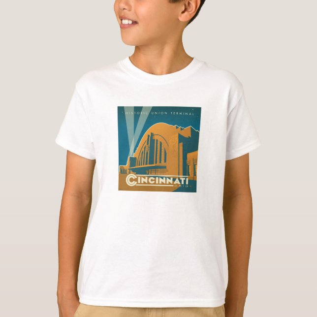 Cincinnati, Ohio | Historik, unionsterminal T Shirt (Framsida)