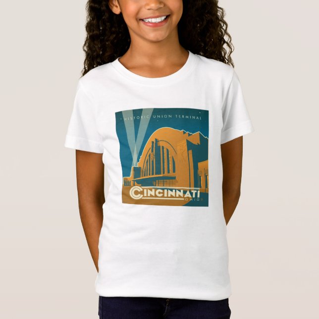 Cincinnati, Ohio | Historik, unionsterminal T Shirt (Framsida)