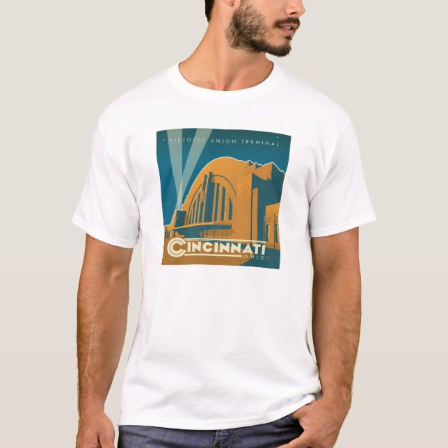 Cincinnati, Ohio | Historik, unionsterminal T Shirt (Framsida)