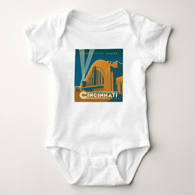 Cincinnati, Ohio | Historik, unionsterminal T Shirt (Framsida)