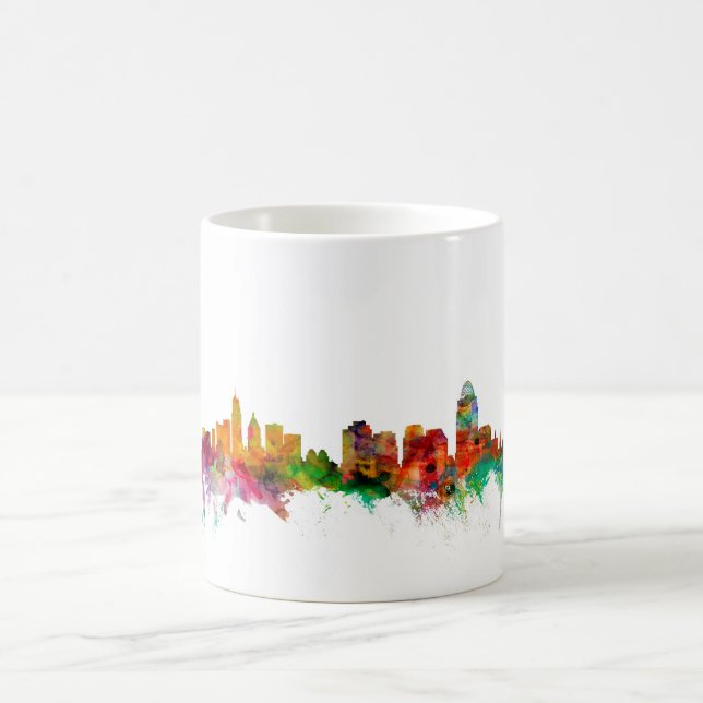 Cincinnati Ohio horisont Kaffemugg (Center)
