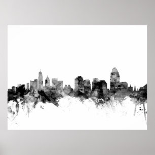 Cincinnati Ohio horisont Poster