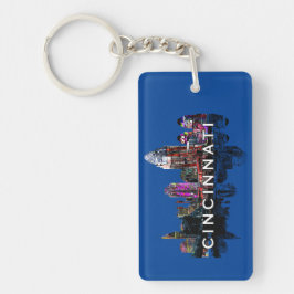 Cincinnati Ohio i graffiti Keychain