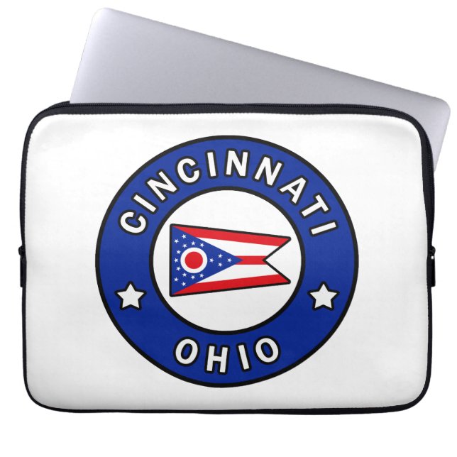Cincinnati Ohio Laptop Fodral (Framsidan)