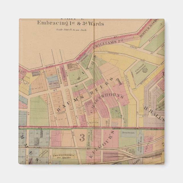 Cincinnati, Ohio Magnet (Framsidan)