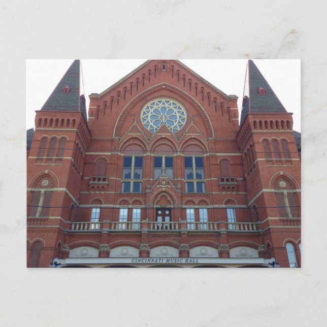 CINCINNATI OHIO MUSIC HALL POSTCARDS VYKORT (Framsida)