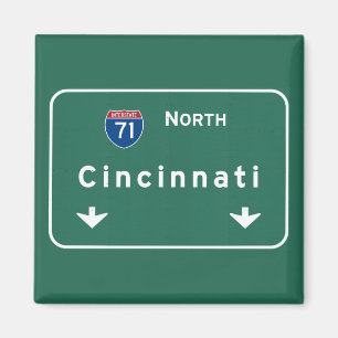 Cincinnati Ohio oh Interstate huvudvägmotorväg: Magnet