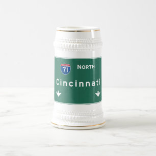Cincinnati Ohio oh Interstate huvudvägmotorväg: Sejdel