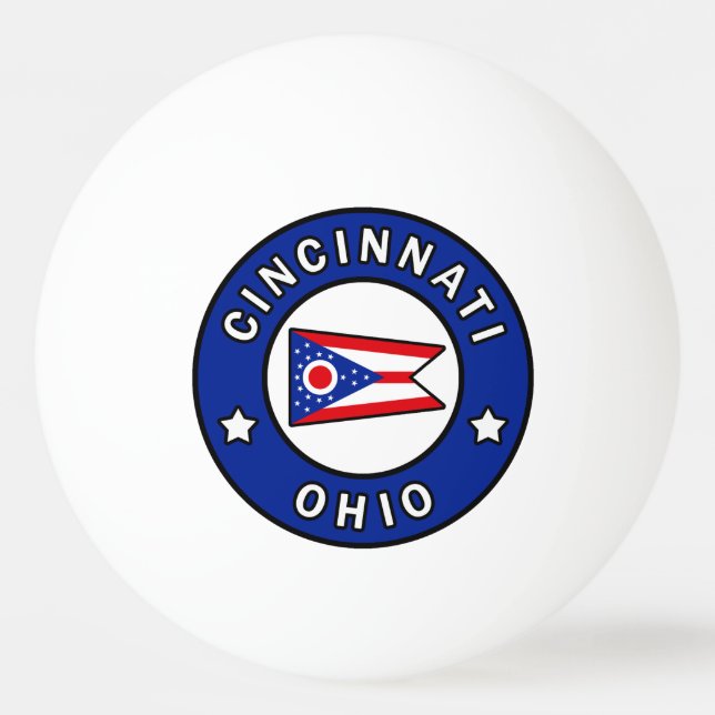 Cincinnati Ohio Pingisboll (Framsidan)