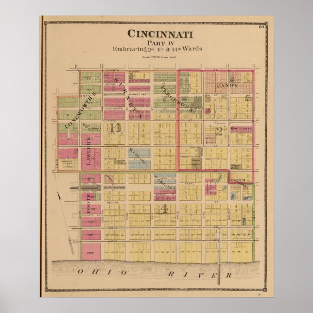 Cincinnati, Ohio Poster (Framsidan)
