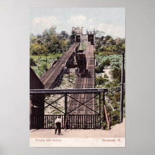 Cincinnati Ohio pris sluttning för backe Poster