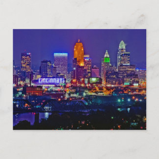 Cincinnati, Ohio, Queen City Vykort