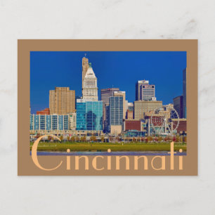 Cincinnati, Ohio, Queen City Vykort