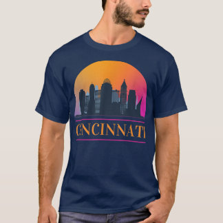 Cincinnati Ohio Skyline  T Shirt