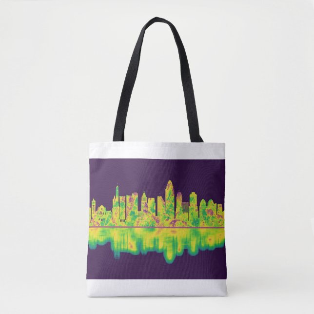 Cincinnati Ohio Skyline Tygkasse (Framsida)