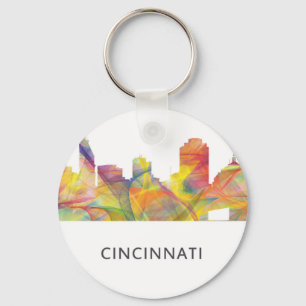 CINCINNATI OHIO SKYLINE WB1 - NYCKELRING
