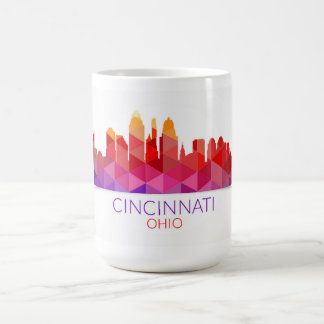 Cincinnati, Ohio Souvenir Mugg 2 - Färgfull Mugg