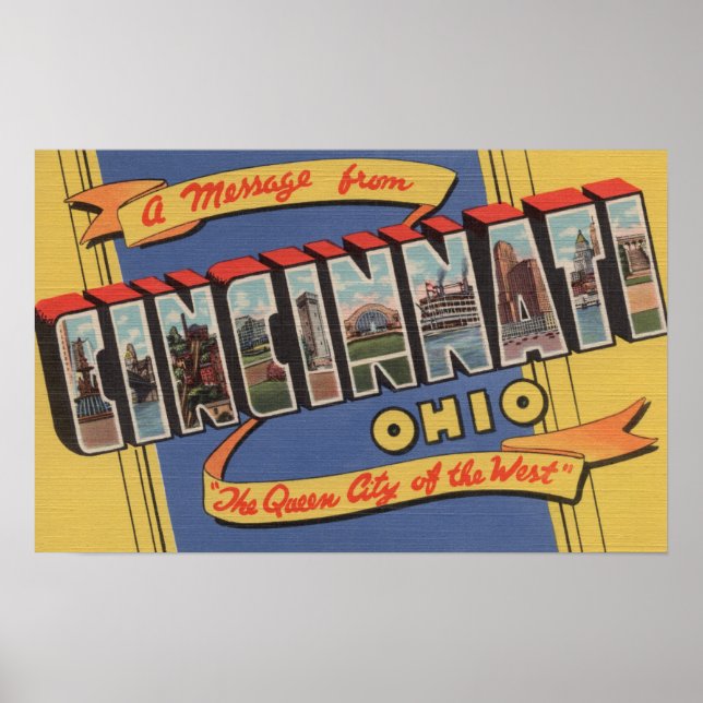 Cincinnati, Ohio - Stora Brev Scenes 2 Poster (Framsidan)
