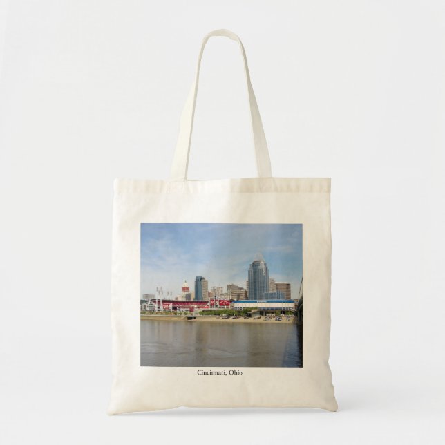 Cincinnati, Ohio tote bag Tygkasse (Framsidan)