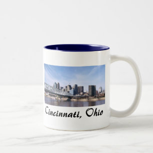 Cincinnati Ohio Två-Tonad Mugg