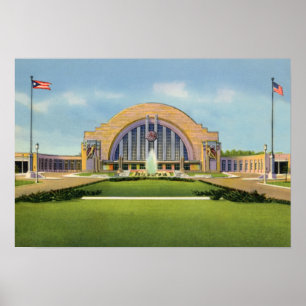 Cincinnati Ohio Union Terminal Poster