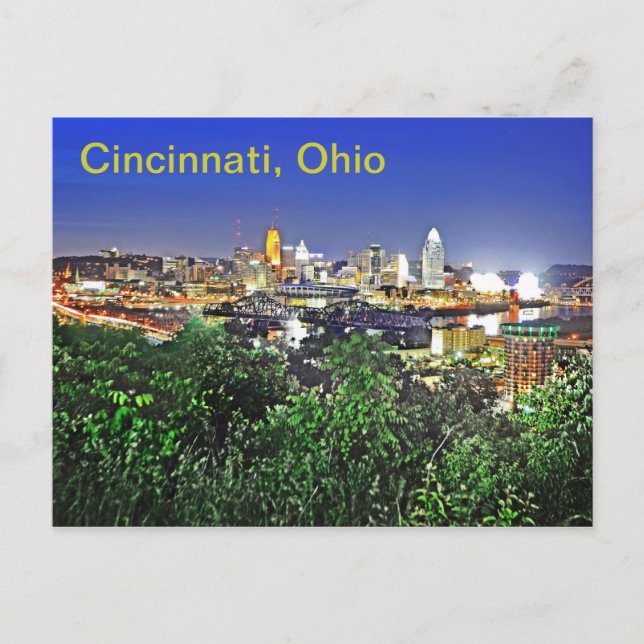 Cincinnati, Ohio, USA Vykort (Framsida)