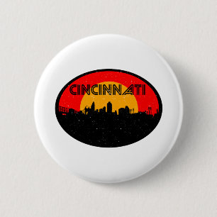 Cincinnati Red Black Oval City Knapp