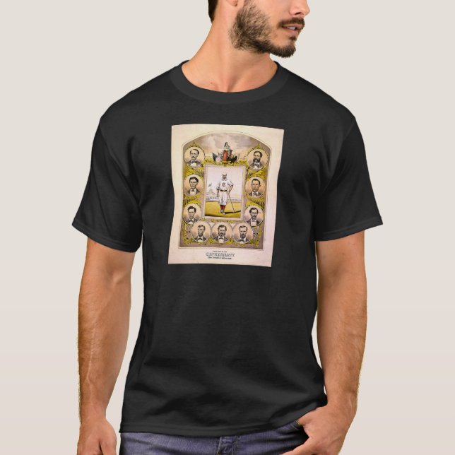 Cincinnati röda strumpor av 1869 tee shirt (Framsida)