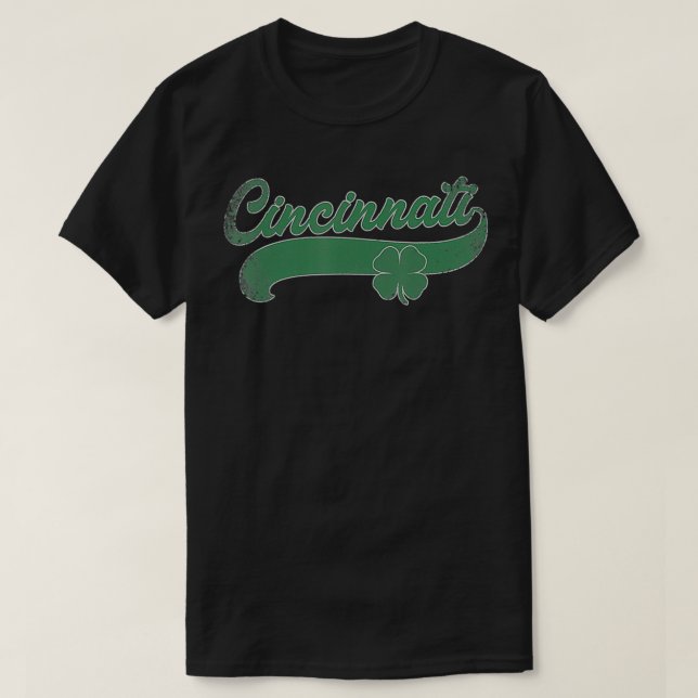 Cincinnati Shamrock St T Shirt (Design framsida)