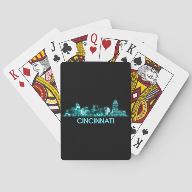Cincinnati Skyline Casinokort (Baksidan)