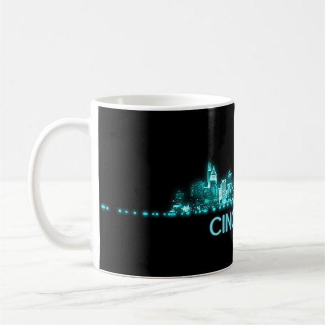 Cincinnati Skyline Kaffemugg (Vänster)