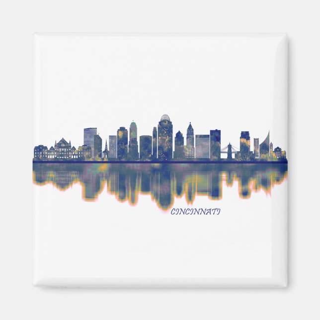 Cincinnati Skyline Magnet (Framsidan)