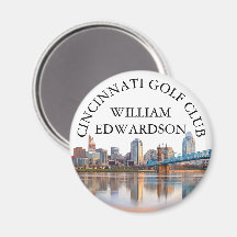 Cincinnati Skyline Personlig Golfklubbsnamn